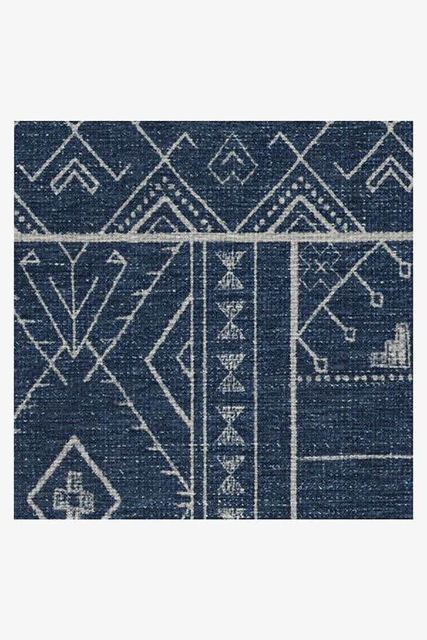 Leelu Navy Blue Rug-6'x9' thumbnail 3