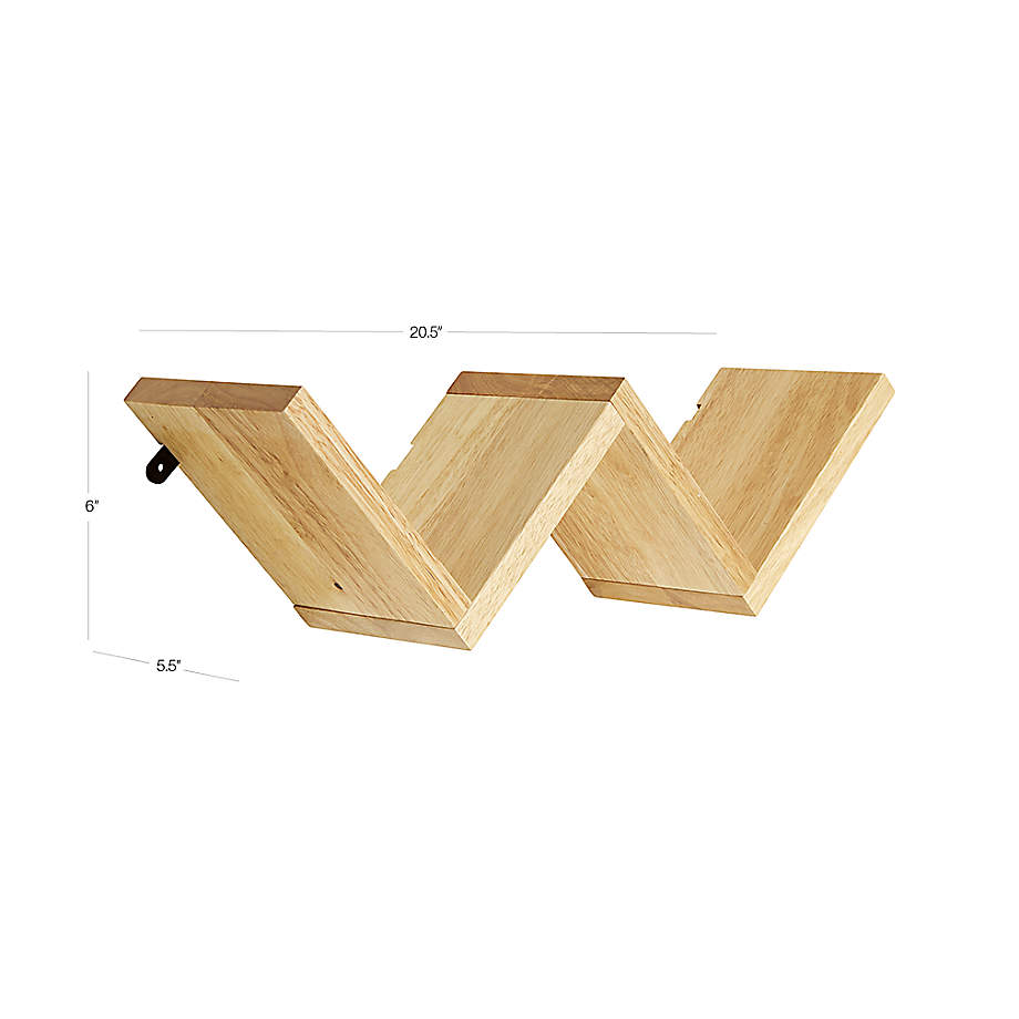Origami Natural Wall Shelf thumbnail 6
