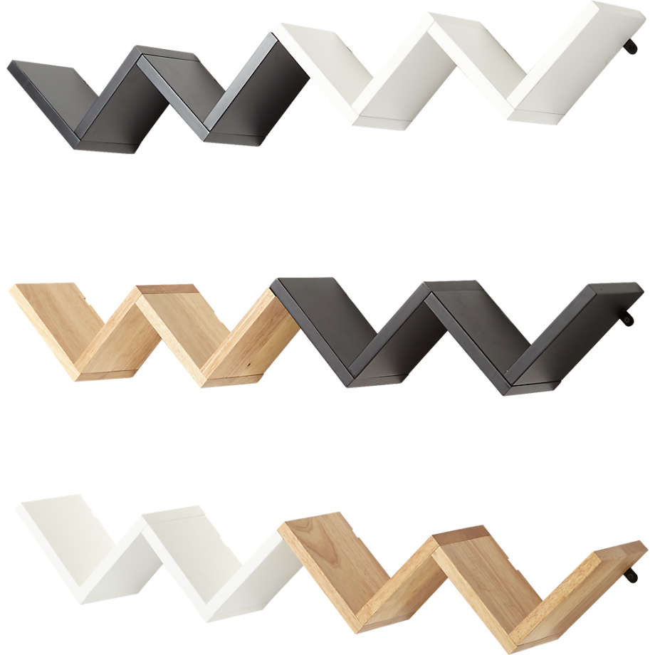 Origami Black Wall Shelf thumbnail 5