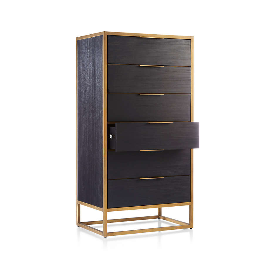 Oxford Shale 6 Drawer Tall Chest thumbnail 3