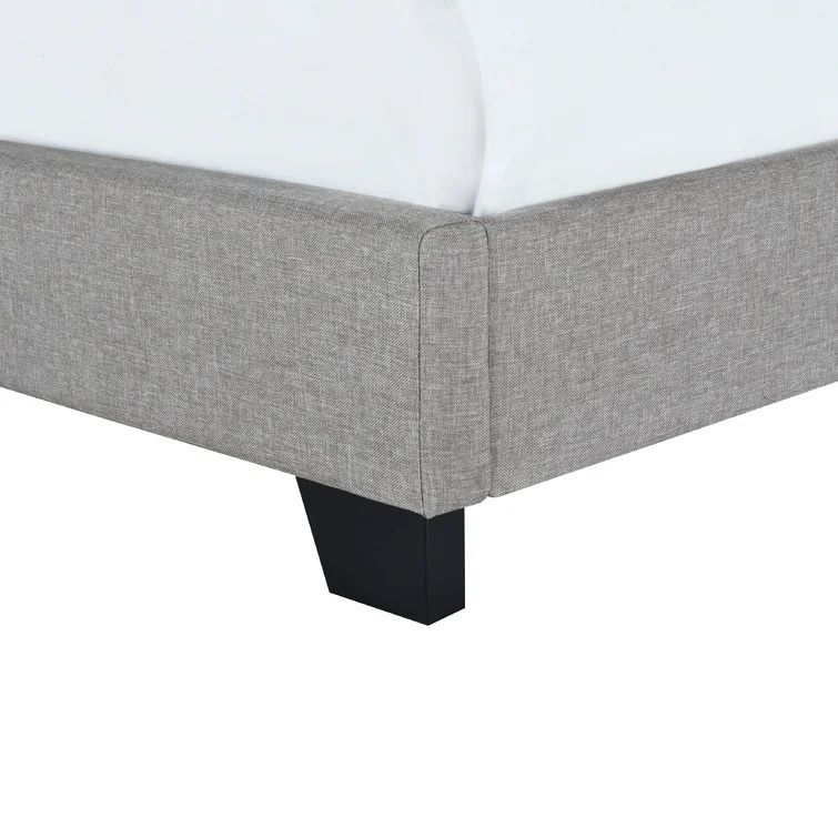 Cloer Tufted Upholstered Low Profile Standard Bed King thumbnail 3