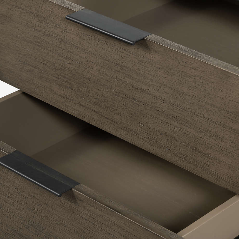 Oxford Shale Executive Desk with Outlet thumbnail 7