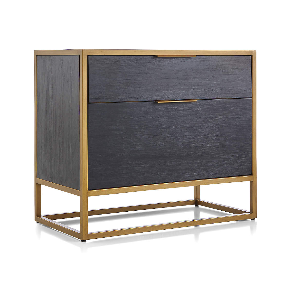 Oxford Black Lateral File Cabinet thumbnail 2