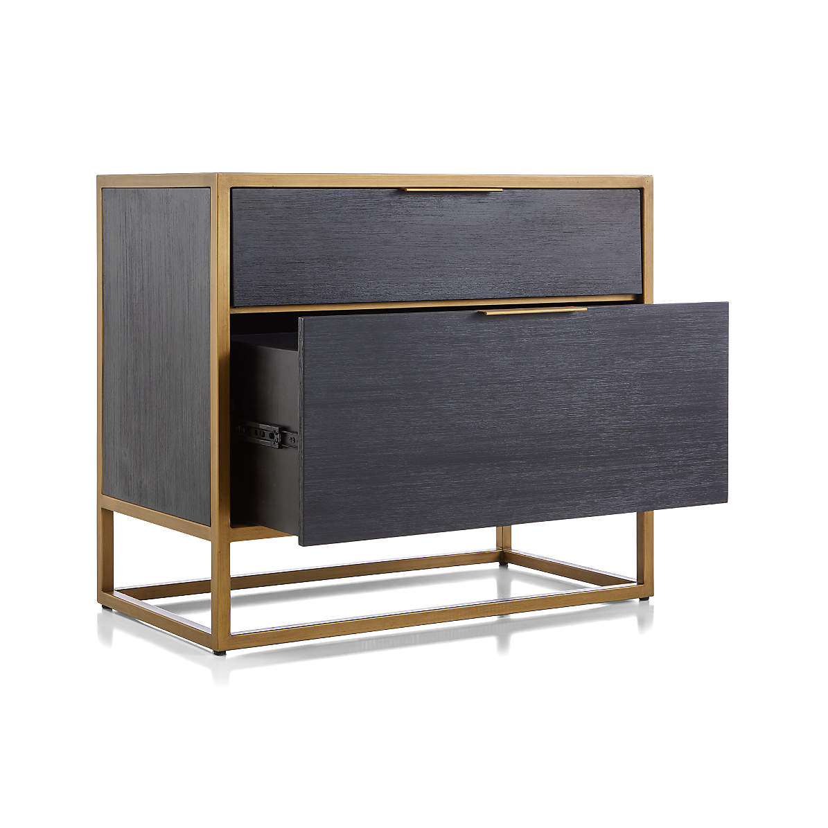 Oxford Black Lateral File Cabinet thumbnail 3