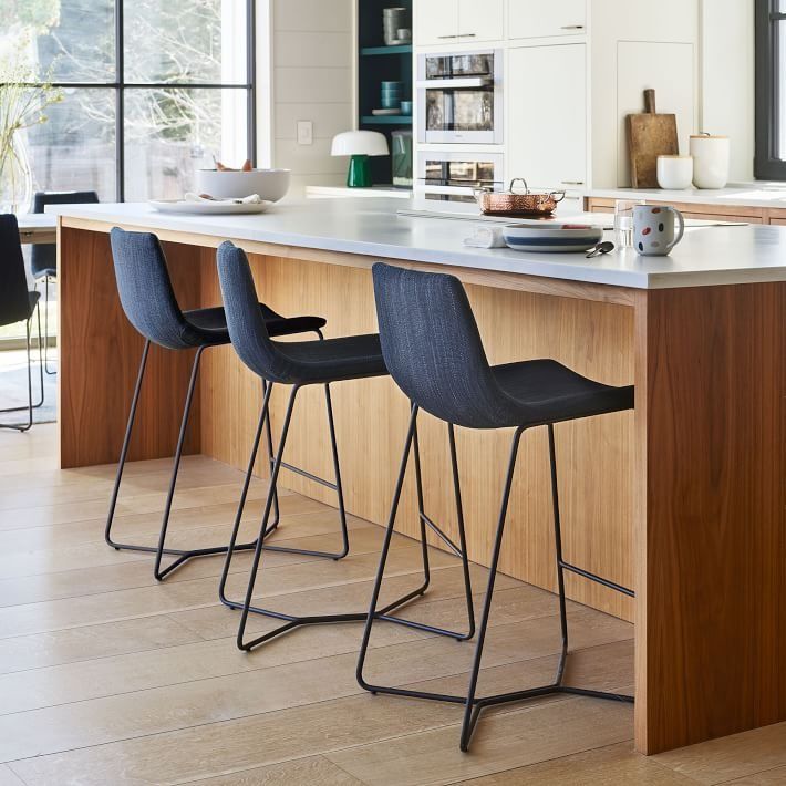 Slope Upholstered Bar Stool thumbnail 2