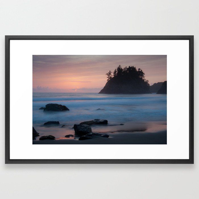 Trinidad Sunset Another View 2 Art Print with Frame-24"x36" thumbnail 2