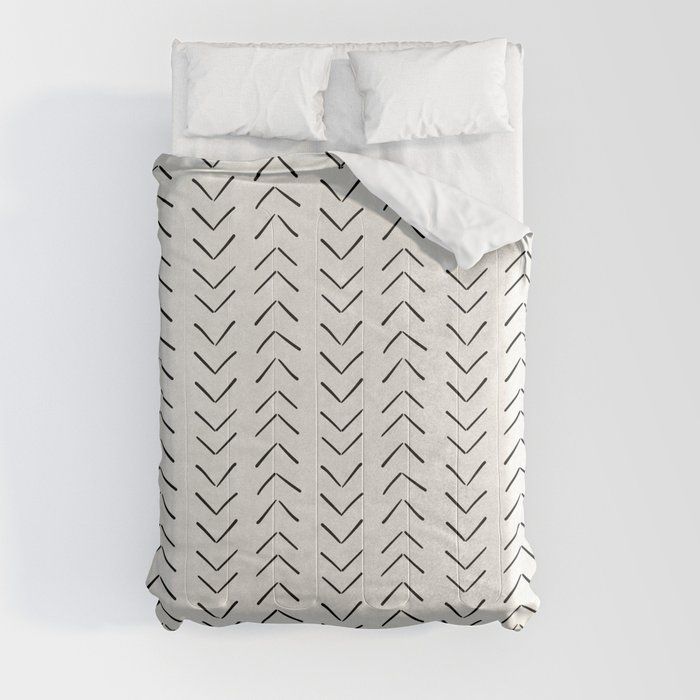 Mud Cloth Big Arrows in Cream Comforter Full thumbnail 2