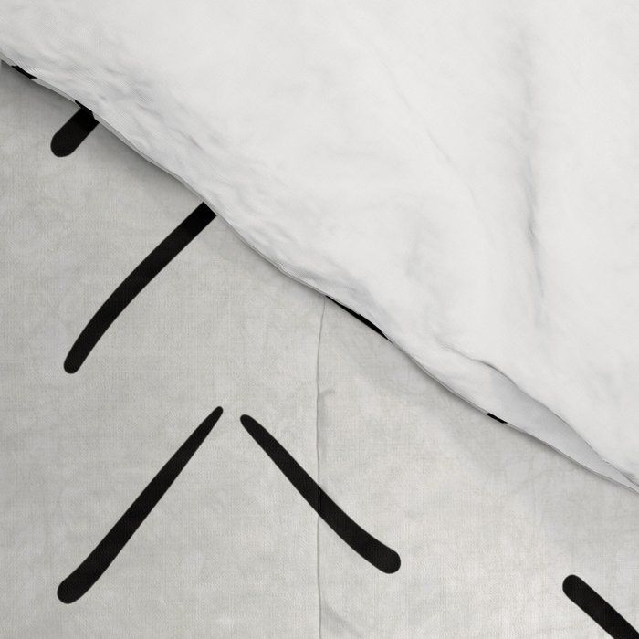 Mud Cloth Big Arrows in Cream Comforter Full thumbnail 5