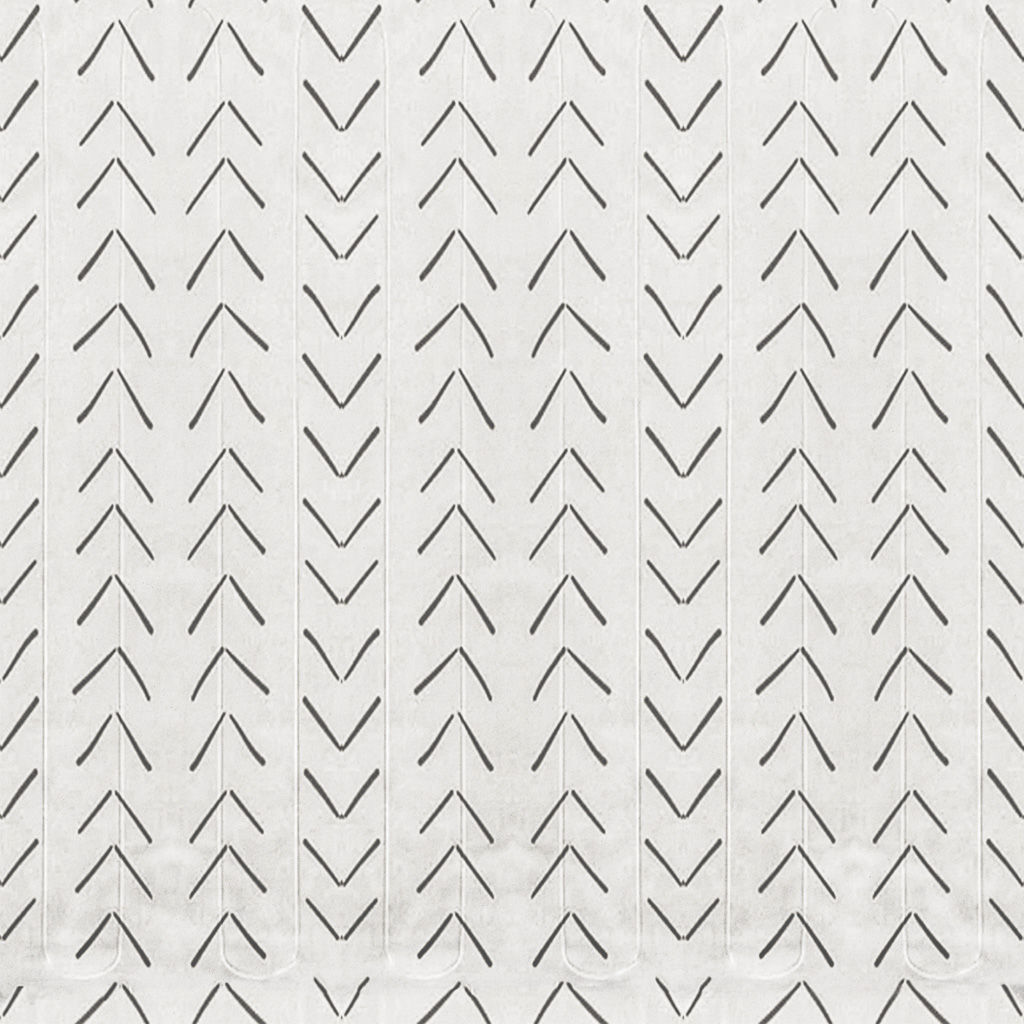 Mud Cloth Big Arrows in Cream Pillow Sham WithInsert-26"x20" thumbnail 6