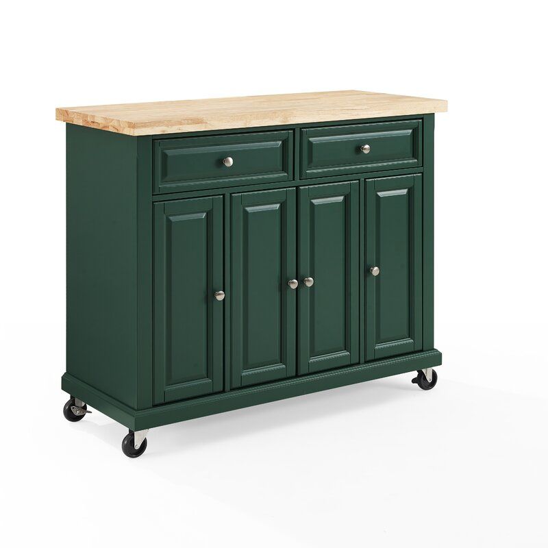 Antonella Solid Wood Kitchen Island thumbnail 2