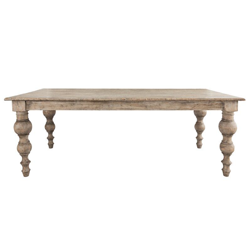 Werner Pine Solid Wood Dining Table thumbnail 3
