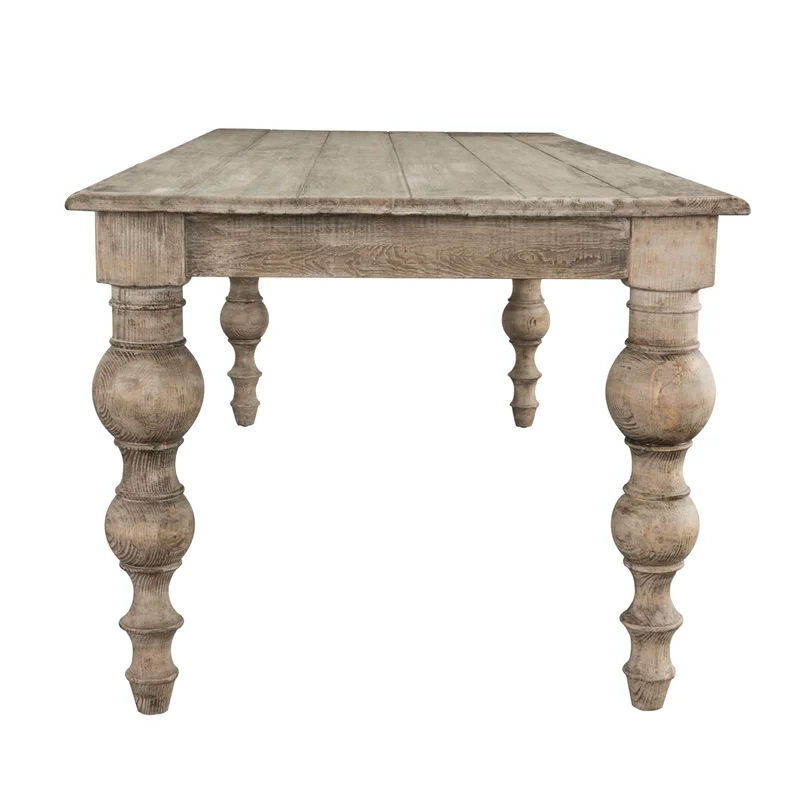 Werner Pine Solid Wood Dining Table thumbnail 4