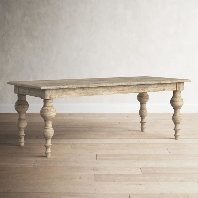 Werner Pine Solid Wood Dining Table thumbnail 6