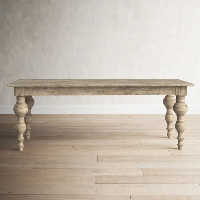 Werner Pine Solid Wood Dining Table thumbnail 7