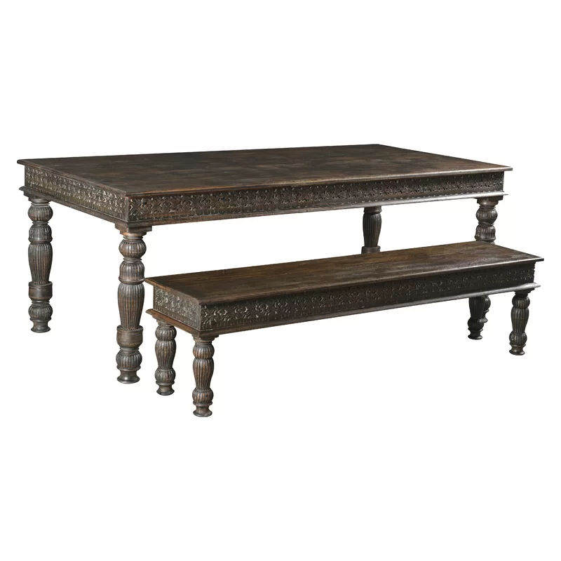 Pacjo Teak Solid Wood Dining Table thumbnail 3