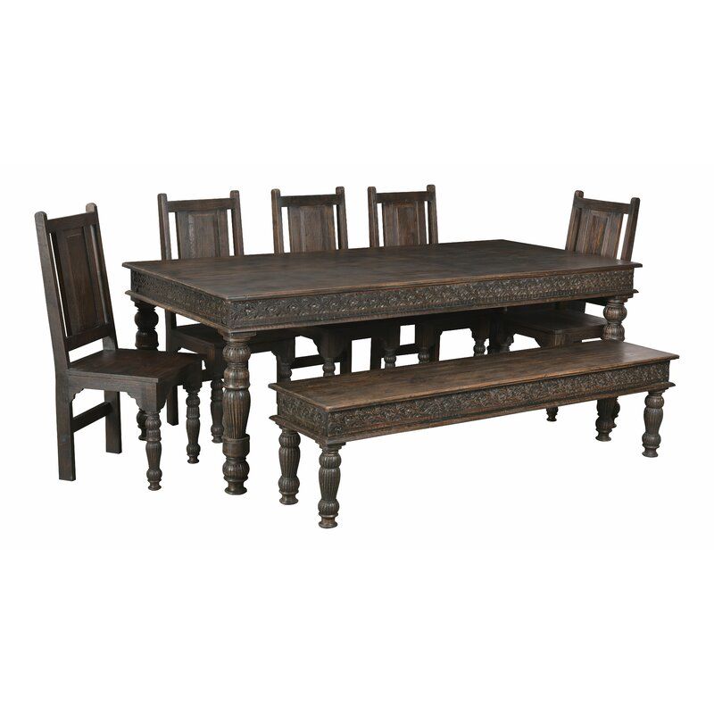 Pacjo Teak Solid Wood Dining Table thumbnail 4