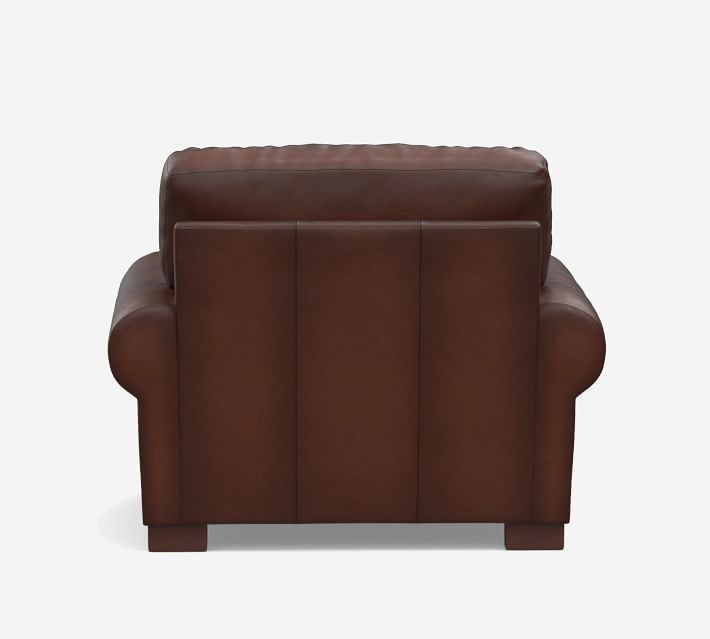 Turner Roll Arm Leather Chair thumbnail 5