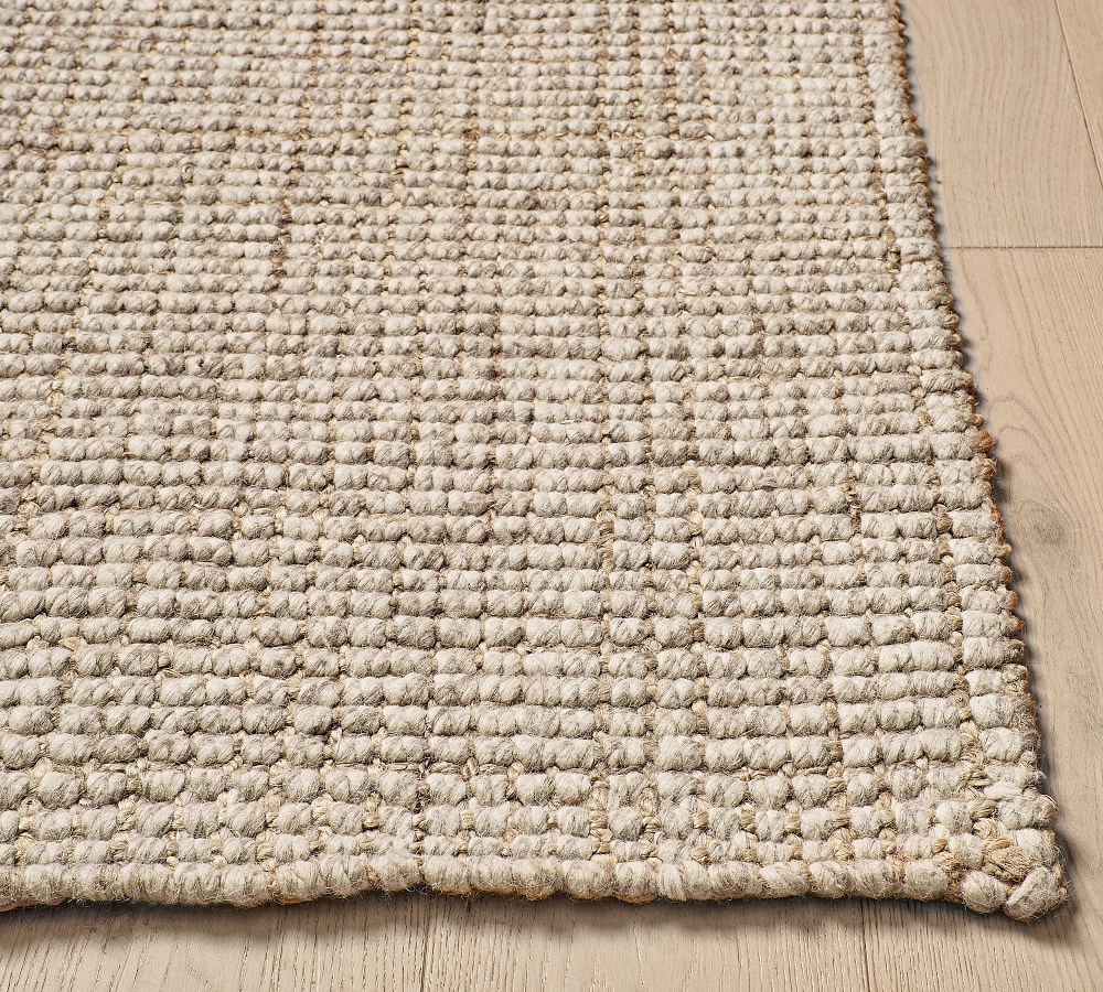 Chunky Wool Jute Rug thumbnail 7