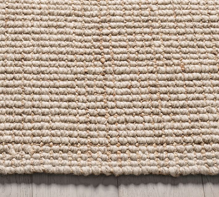 Chunky Wool Jute Rug thumbnail 8