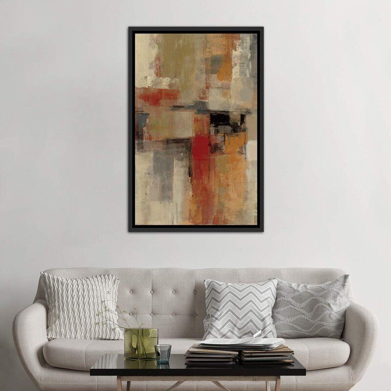 Intersection Crop I by Silvia Vassileva Painting with Frame-40"x26" thumbnail 3