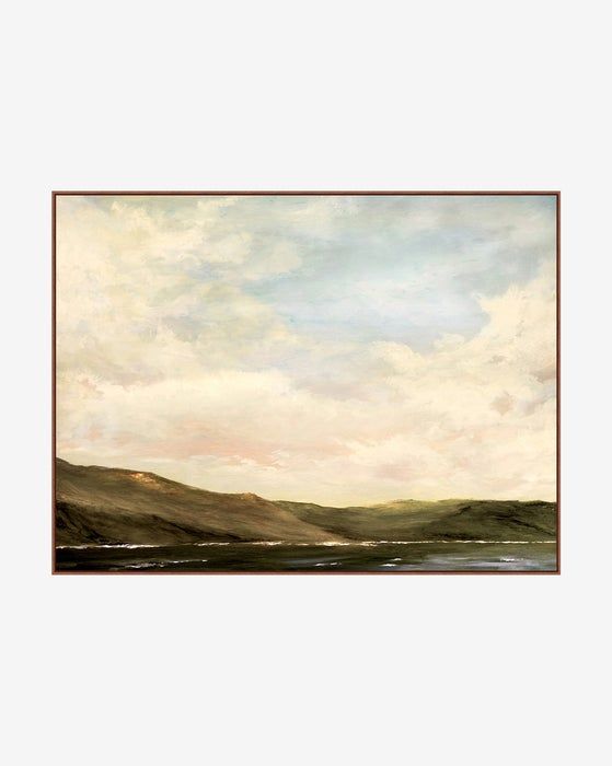 Cotton Candy Clouds With Frame 61"x46" thumbnail 3