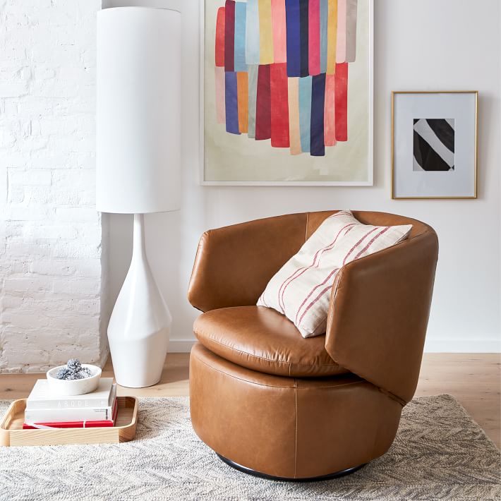 Asymmetry Ceramic Floor Lamp - White thumbnail 3