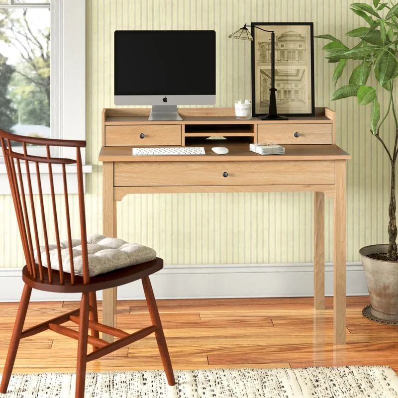 Fitz Reversible Desk with Hutch thumbnail 2
