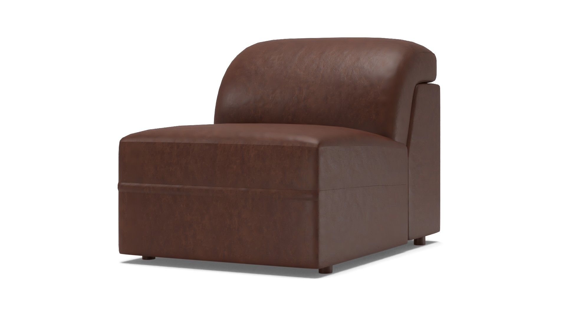 Ultra Lounge Square ARm Upholstered Armless Chair thumbnail 2