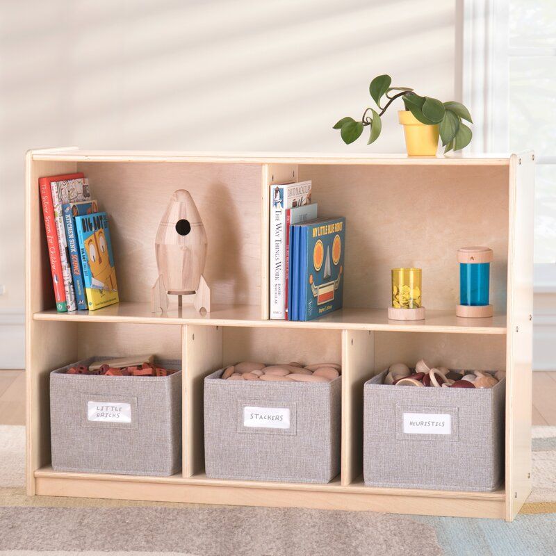 Guidecraft Essentials Two Shelf Compartment Storage 30 thumbnail 3