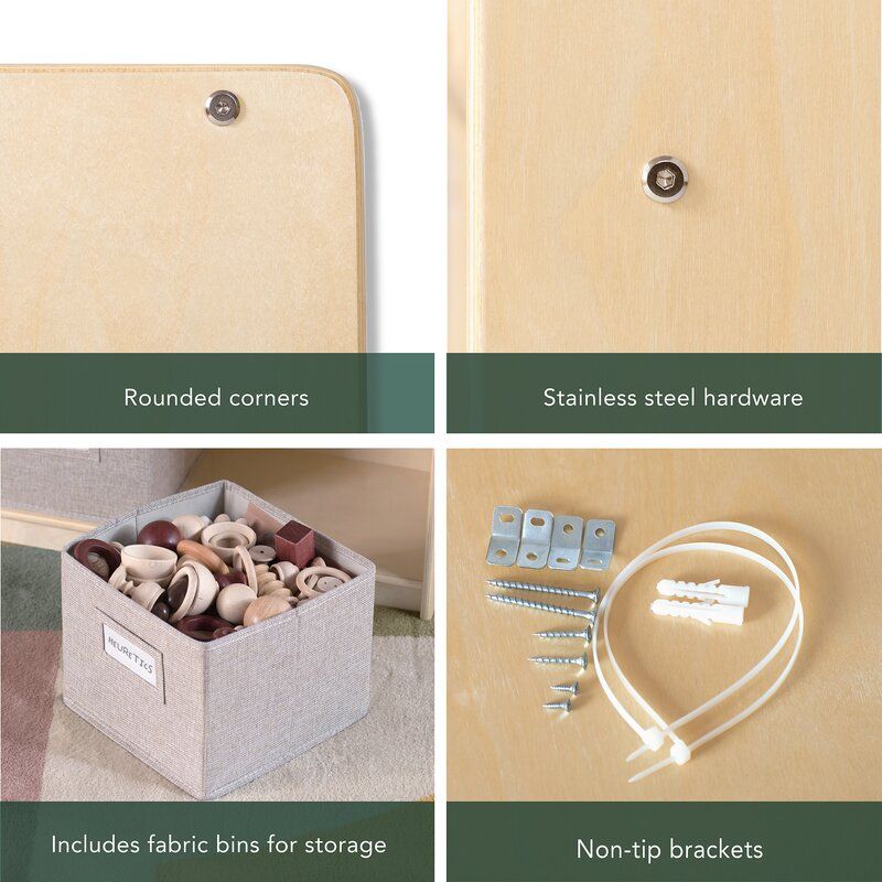 Guidecraft Essentials Two Shelf Compartment Storage 30 thumbnail 5