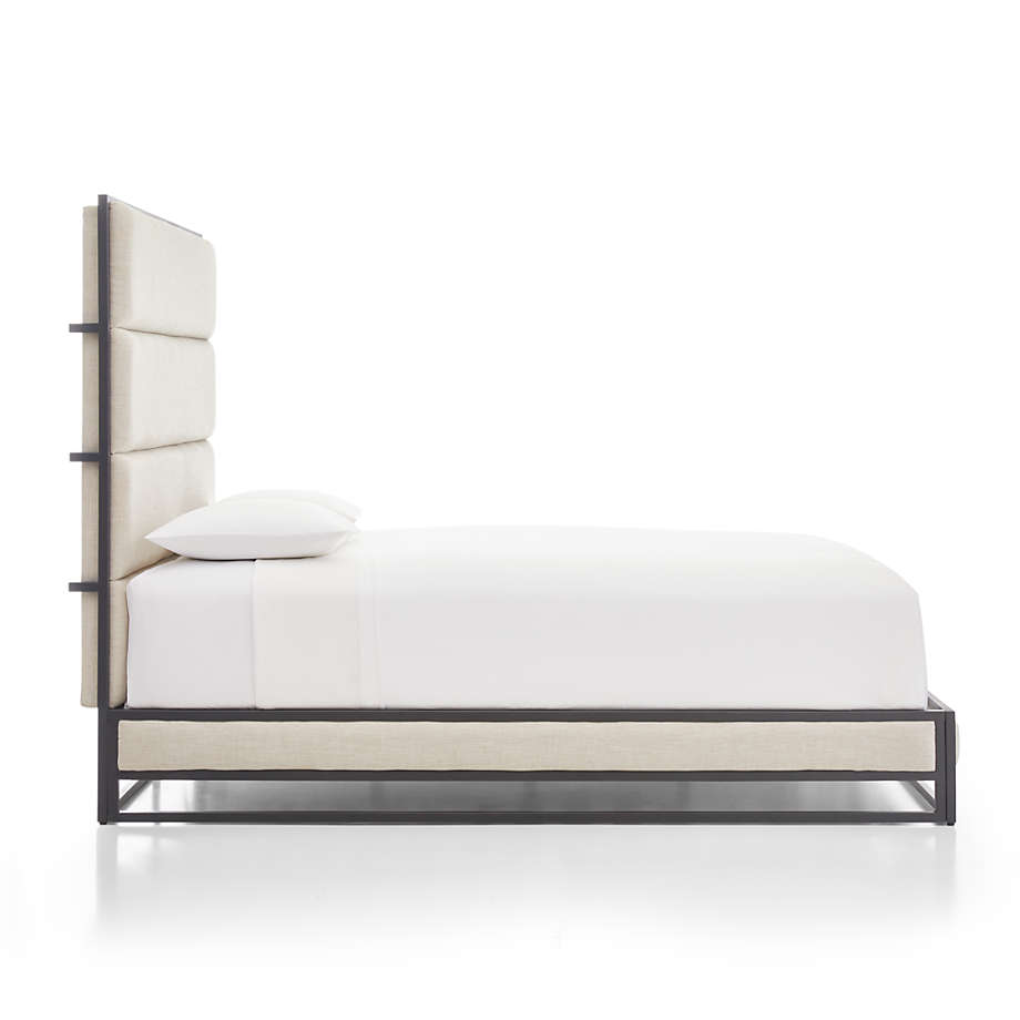 Oxford Ivory Upholstered  Bed Queen thumbnail 2