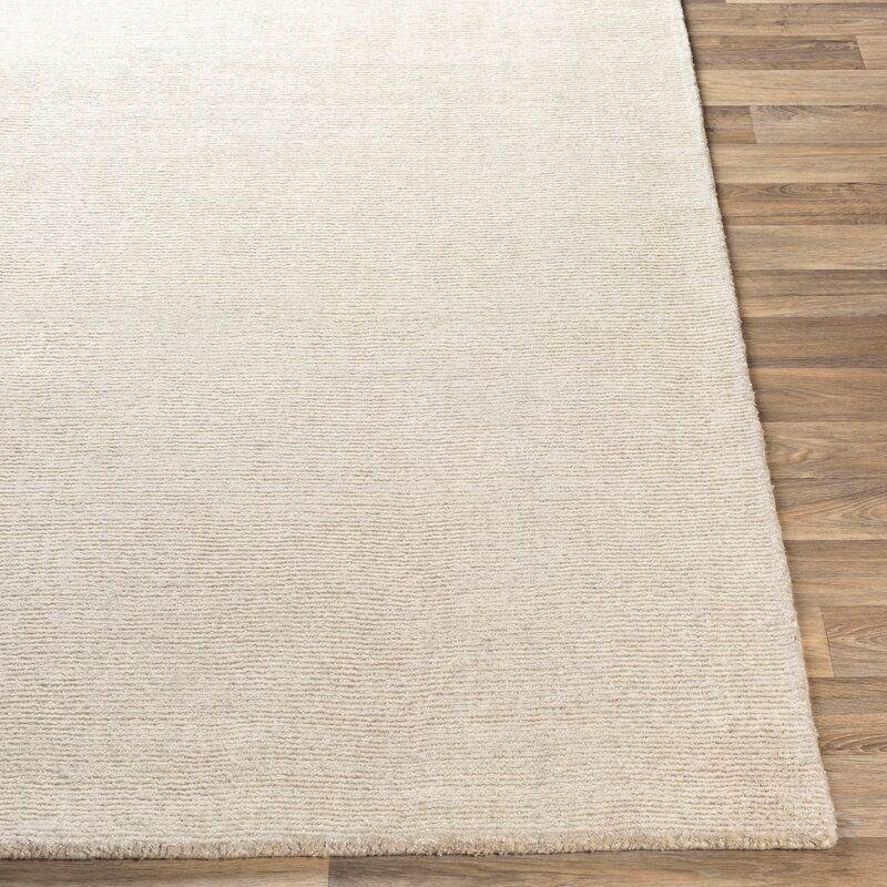 Dingman Handmade Tufted Ivory Area Rug-8'x10' thumbnail 3