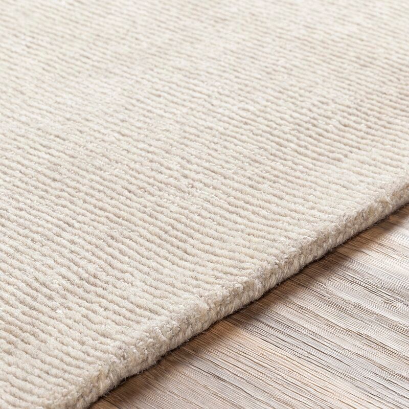Dingman Handmade Tufted Ivory Area Rug-8'x10' thumbnail 5