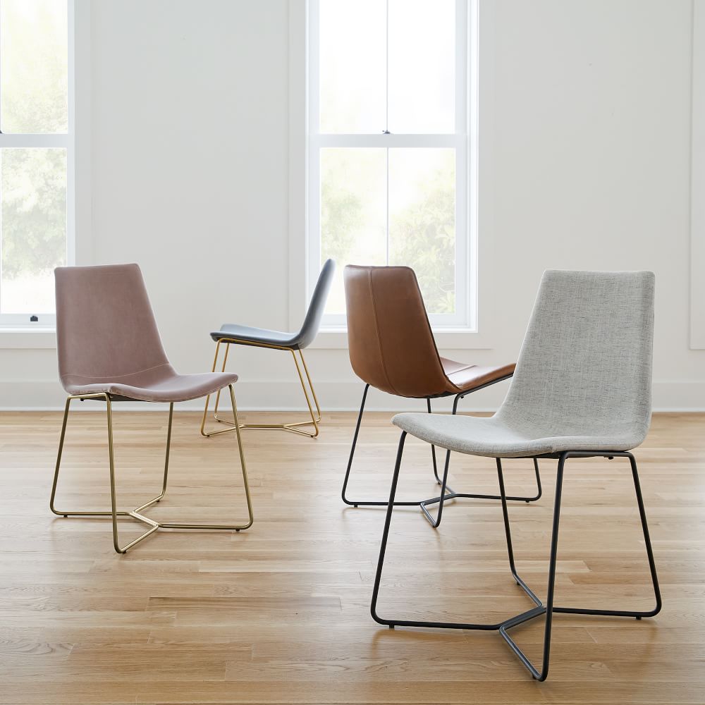 Slope Upholstered Dining Chair Set of 2 thumbnail 2