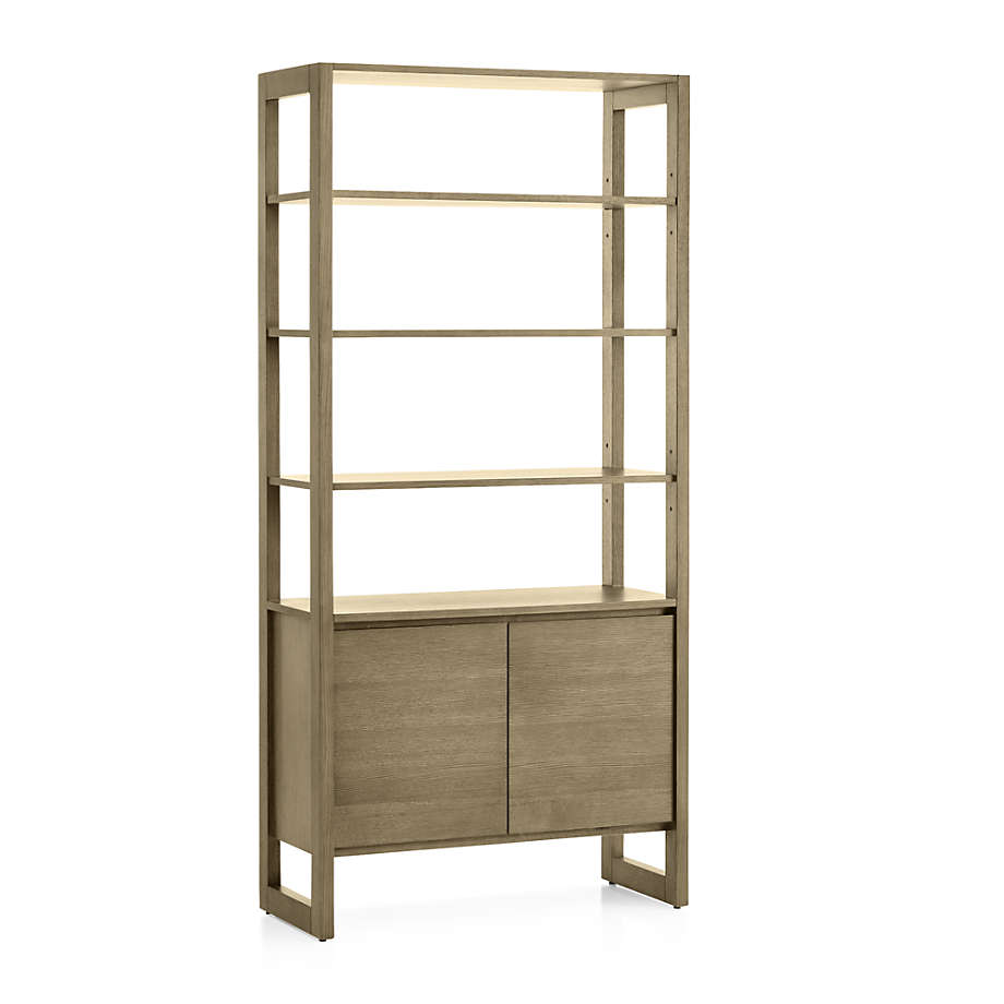 Prescott Wide Storage Bookcase thumbnail 3