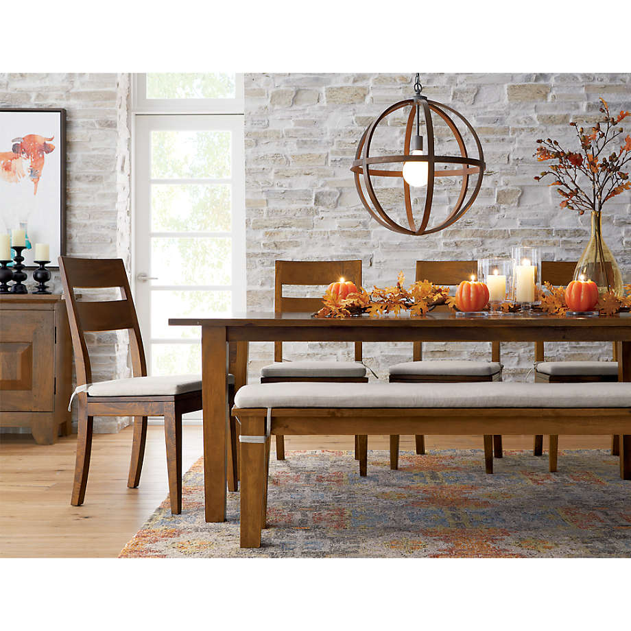 Basque Honey Wood Dining Chair thumbnail 3