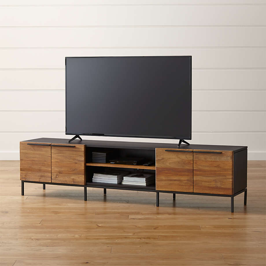 Rigby Natural Large Media Console with Base thumbnail 4