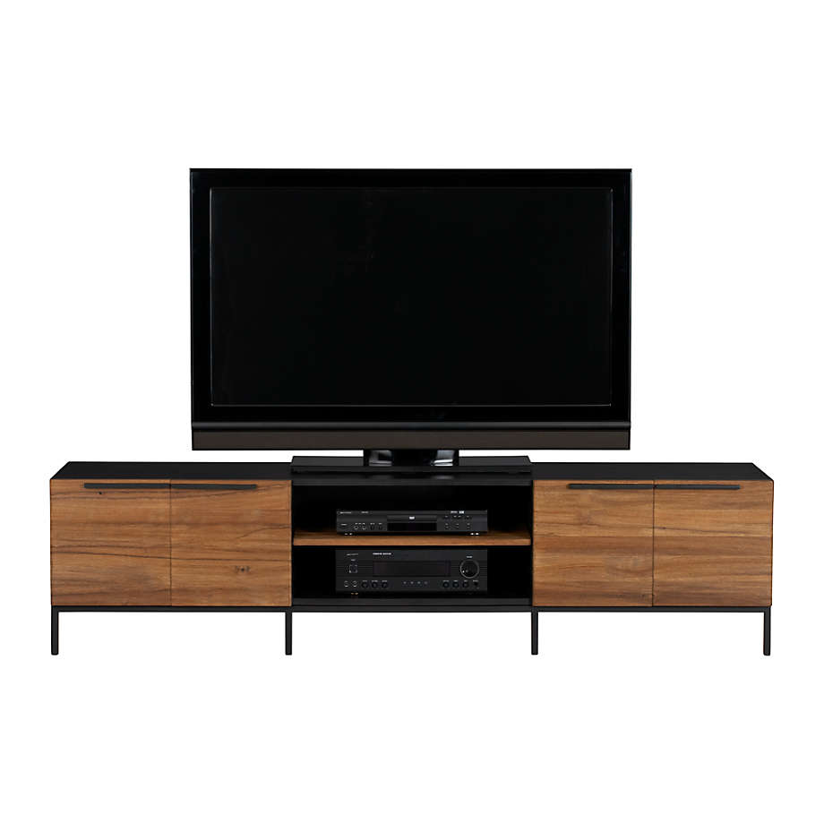 Rigby Natural Large Media Console with Base thumbnail 3