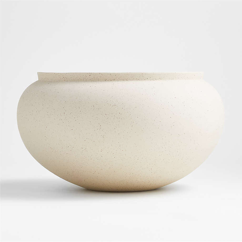 Jimena Natural Ceramic Centerpiece Bowl thumbnail 2
