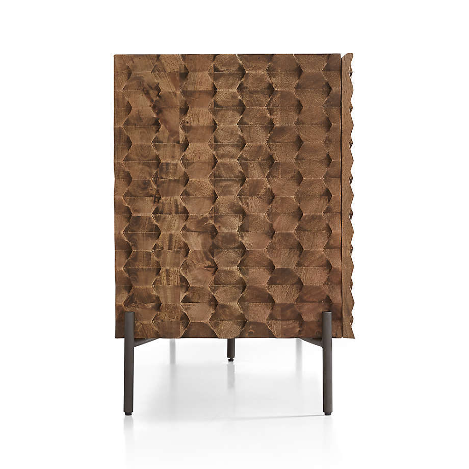 Raffael Carved Wood Media Console thumbnail 4