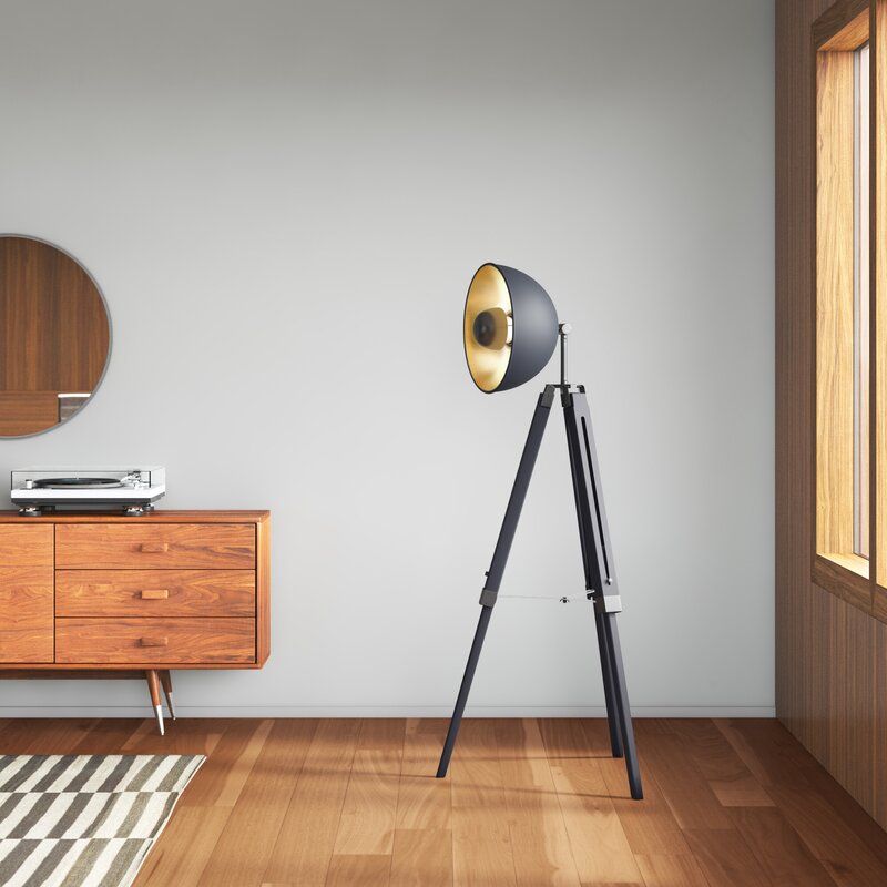 Kingswood Tripod Floor Lamp thumbnail 4