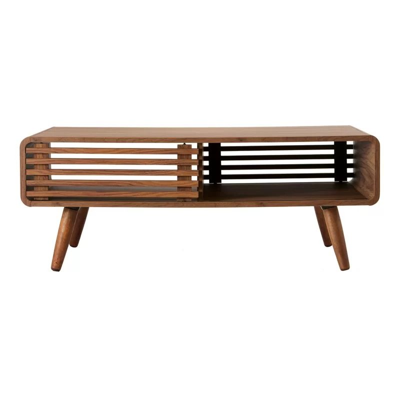 Duquette 4-Legs Coffee Table with Storage thumbnail 4