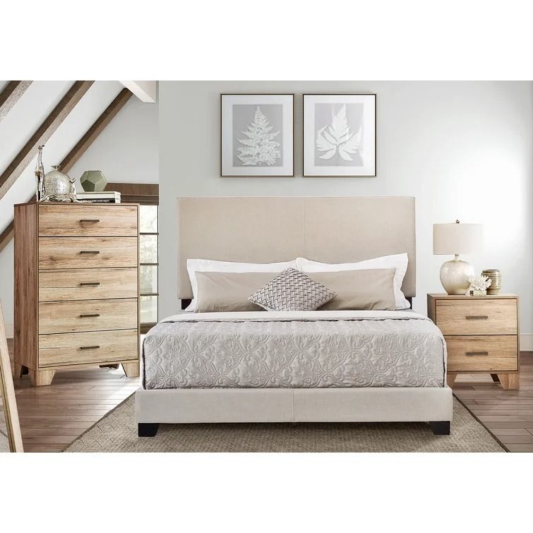 Beckville Upholstered Low Profile Standard Bed-Full thumbnail 2