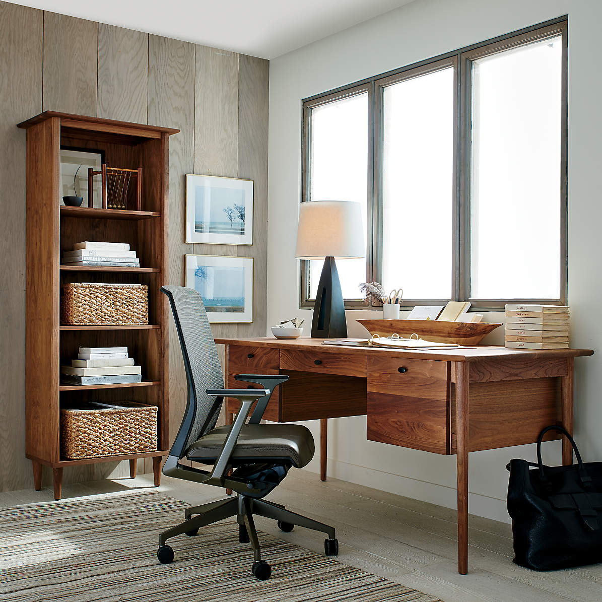 Kendall Walnut Bookcase thumbnail 7