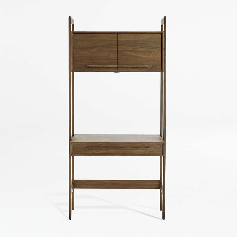 Tate Bookcase Desk with Outlet thumbnail 2