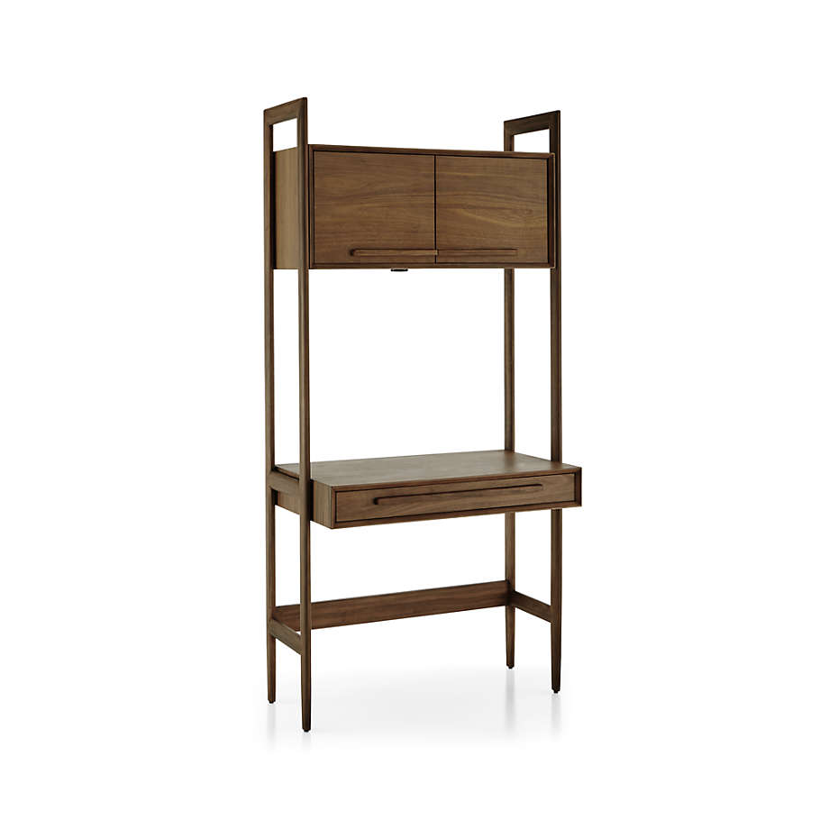 Tate Bookcase Desk with Outlet thumbnail 4
