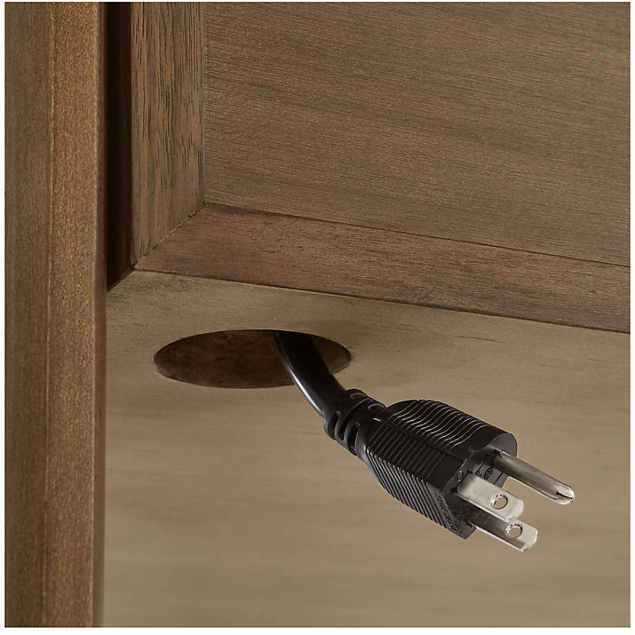 Tate Bookcase Desk with Outlet thumbnail 7