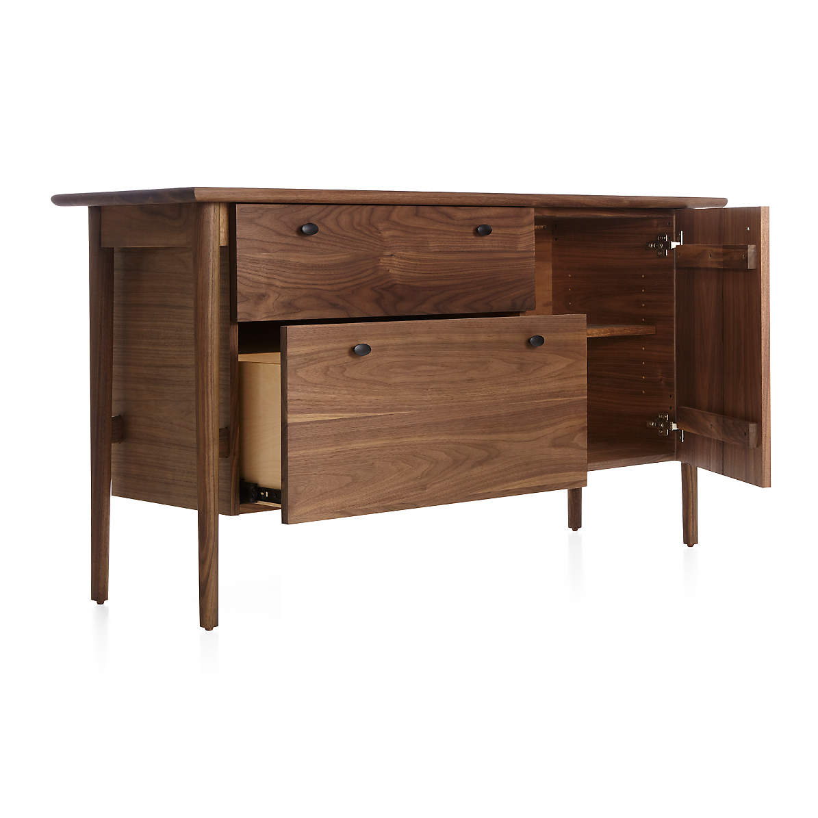Kendall Walnut Credenza thumbnail 2