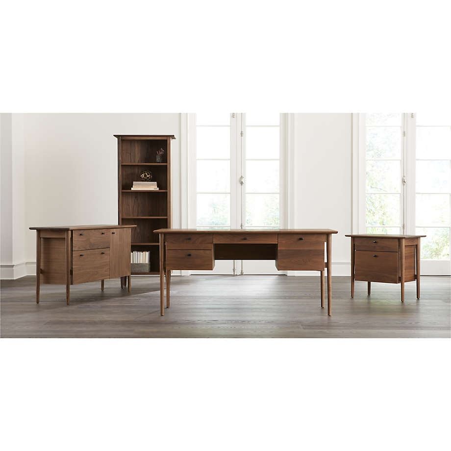 Kendall Walnut Desk thumbnail 3