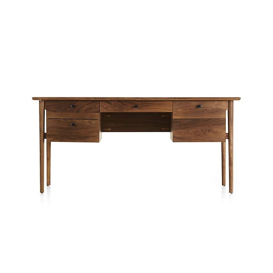 Kendall Walnut Desk thumbnail 4
